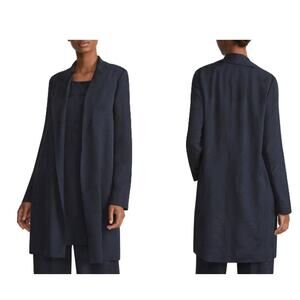 Lafayette 148 New York Flora Bloom Jacquard Shawl Collar Jacket‎ Size Medium